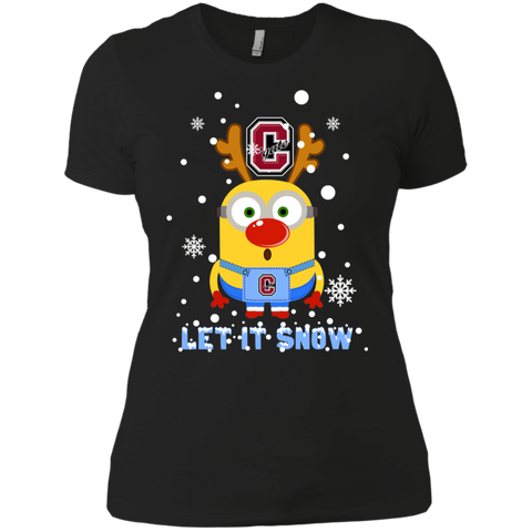 Minion Colgate Raiders Ugly Christmas Sweaters Let It Snow Ladies' Shirt - The White Eagles