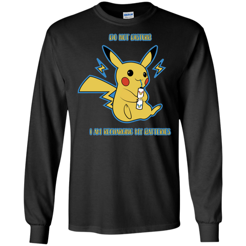 Recharging Mode Shirt LS Cotton T-Shirt - The White Eagles