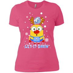 Minion Drake Bulldogs Ugly Christmas Sweaters Let It Snow Ladies' Shirt - The White Eagles