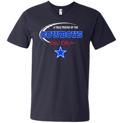 Nfl Dilly Dilly Dallas Cowboys A True Friend Of The Cowboys Men's V-Neck T-Shirt - The White Eagles