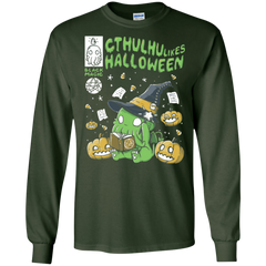 Cthulhu Likes Halloween Shirt LS Cotton T-Shirt - The White Eagles