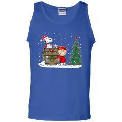 Tampa Bay Buccaneers Snoopy The Peanuts Ugly Christmas Sweater  Super Bowl Tank Top - The White Eagles