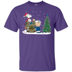 Detroit Lions Snoopy The Peanuts Ugly Christmas Sweater  Super Bowl Cotton T-Shirt - The White Eagles