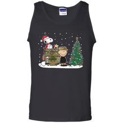 New Orleans Saints Snoopy The Peanuts Ugly Christmas Sweater  Super Bowl Tank Top - The White Eagles