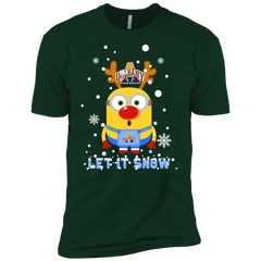 Minion Albany Great Danes Ugly Christmas Sweaters Let It Snow Men's Sleeve Shirt - The White Eagles