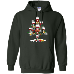 Christmas Is Coming Wine Santa Claus Ugly Christmas Sweater Hoodie - The White Eagles