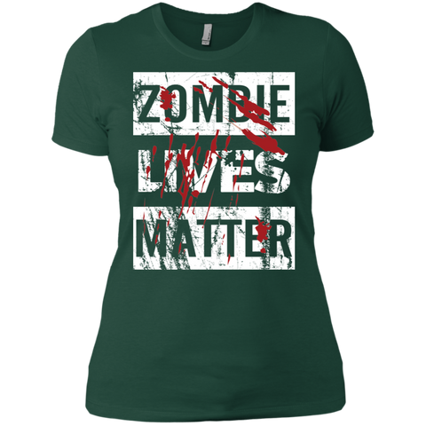 Zombie Lives Matter Tshirt Ladies' Shirt - The White Eagles
