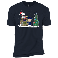 New York Giants Snoopy The Peanuts Ugly Christmas Sweater  Super Bowl Men's Sleeve Shirt - The White Eagles