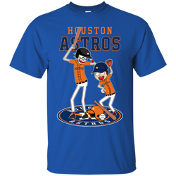 Houston Astros Baseball Rick And Morty Cotton T-Shirt - The White Eagles