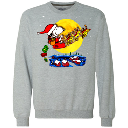 Snoopy Santa Claus Christmas The Peanuts Movie Sweatshirt - The White Eagles