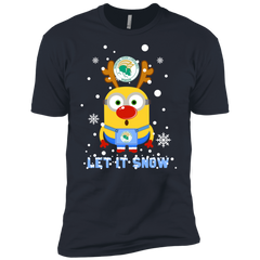 Minion Norfolk State Spartans Ugly Christmas Sweaters Let It Snow Men's Sleeve Shirt - The White Eagles