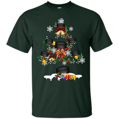 Christmas Is Coming Hockey Santa Claus Ugly Christmas Sweater Cotton T-Shirt - The White Eagles