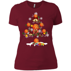 Christmas Is Coming Basketball Santa Claus Ugly Christmas Sweater Ladies' Shirt - The White Eagles