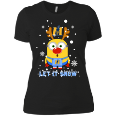 Minion Murray State Racers Ugly Christmas Sweaters Let It Snow Ladies' Shirt - The White Eagles