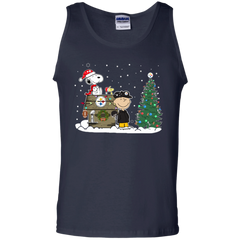 Pittsburgh Steelers Snoopy The Peanuts Ugly Christmas Sweater  Super Bowl Tank Top - The White Eagles