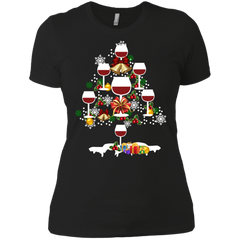 Christmas Is Coming Wine Santa Claus Ugly Christmas Sweater Ladies' Shirt - The White Eagles