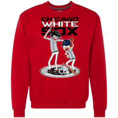 Chicago White Sox Baseball Rick And Morty Sweatshirt - The White Eagles