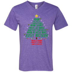 And So This Is And What Have We Done Another Year Over And A New One Just Begun John Lennon War Is Over Men's V-Neck T-Shirt - The White Eagles