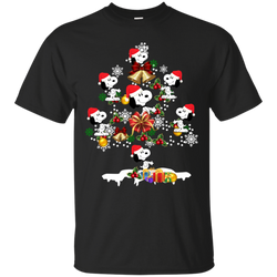 Christmas Is Coming Snoopy The Peanuts Movies Santa Claus Ugly Christmas Sweater Cotton T-Shirt - The White Eagles