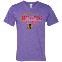 Dilly Dilly A True Friend Of The Chicago Blackhawks Men's V-Neck T-Shirt - The White Eagles