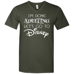 I'm Done Adulting Let's Go To Disney Shirt Men's V-Neck T-Shirt - The White Eagles
