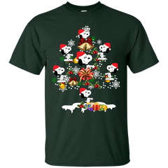 Christmas Is Coming Snoopy The Peanuts Movies Santa Claus Ugly Christmas Sweater Cotton T-Shirt - The White Eagles
