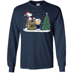 New England Patriots Snoopy The Peanuts Ugly Christmas Sweater  Super Bowl LS Cotton T-Shirt - The White Eagles