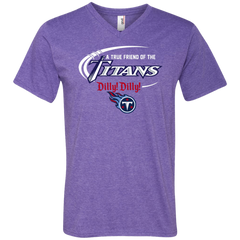 Dilly Dilly Titans A True Friend Of The Titans Men's V-Neck T-Shirt - The White Eagles