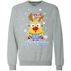 Minion Bethune-cookman Wildcats Ugly Christmas Sweaters Let It Snow Sweatshirt - The White Eagles