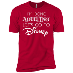 I'm Done Adulting Let's Go To Disney Shirt Men's Sleeve Shirt - The White Eagles