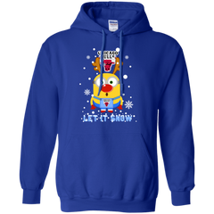 Minion Chicago Bulls Ugly Christmas Sweaters Let It Snow Hoodie - The White Eagles