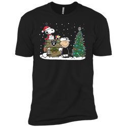 Oakland Raiders Snoopy The Peanuts Ugly Christmas Sweater  Super Bowl Men's Sleeve Shirt - The White Eagles