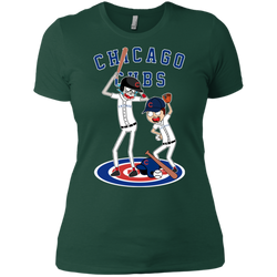 Chicago Cubs Baseball Rick And Morty Ladies' Shirt - The White Eagles