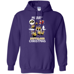 Colorado Buffaloes Ugly Christmas Sweaters Minions Santa Claus Merry Christmas Hoodie - The White Eagles