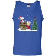 Arizona Cardinals Snoopy The Peanuts Movie Christmas Football Super Bowl Tank Top - The White Eagles