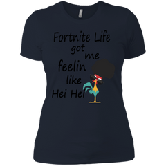 Fortnite Life Got Me Feelin Like Hei Hei Ladies' Shirt - The White Eagles
