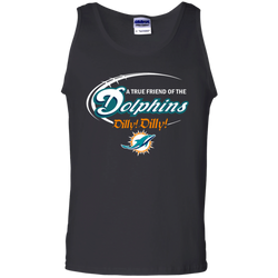 Nfl Dilly Dilly Miami Dolphins A True Friend Of The Dolphins Tank Top - The White Eagles