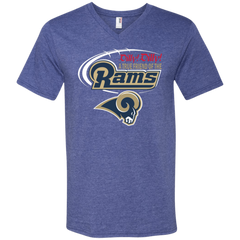Dilly Dilly Los Angeles Rams A True Friend Of The Rams Men's V-Neck T-Shirt - The White Eagles