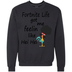 Fortnite Life Got Me Feelin Like Hei Hei Sweatshirt - The White Eagles