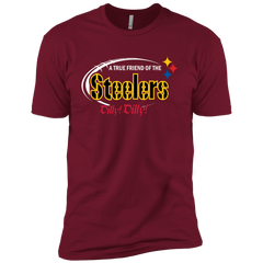 Dilly Dilly Pittsburgh Steelers A True Friend Of The Steelers Men's Sleeve Shirt - The White Eagles