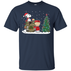 Atlanta Falcons Snoopy The Peanuts Ugly Christmas Sweater  Super Bowl Cotton T-Shirt - The White Eagles