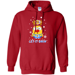Minion Los Angeles Lakers Ugly Christmas Sweaters Let It Snow Hoodie - The White Eagles