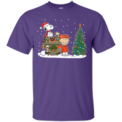 Cincinnati Bengals Snoopy The Peanuts Ugly Christmas Sweater  Super Bowl Cotton T-Shirt - The White Eagles