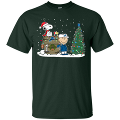 Detroit Lions Snoopy The Peanuts Ugly Christmas Sweater  Super Bowl Cotton T-Shirt - The White Eagles