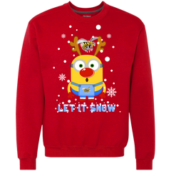 Minion Alabama State Hornets Ugly Christmas Sweaters Let It Snow Sweatshirt - The White Eagles