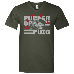 Pucker Up Puig Men's V-Neck T-Shirt - The White Eagles