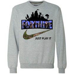 Fortnite Just Play It Nike Logo Sweatshirt - The White Eagles