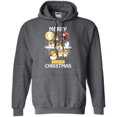 Oregon Ducks Ugly Christmas Sweaters Minions Santa Claus Merry Christmas Hoodie - The White Eagles