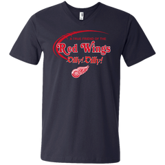 Dilly Dilly A True Friend Of The Detroit Red Wings Men's V-Neck T-Shirt - The White Eagles