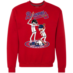 Atlanta Braves Baseball Rick And Morty Sweatshirt - The White Eagles